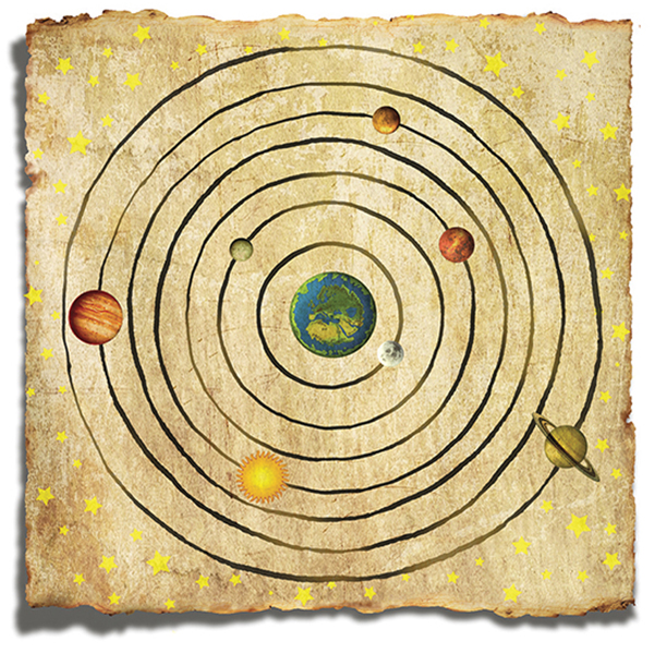 geocentric model of the solar system