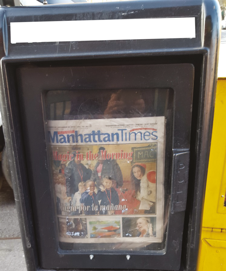 Free newspaper vending box