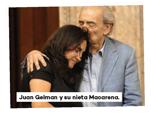 <ES> Juan Gelman y su nieta</es>