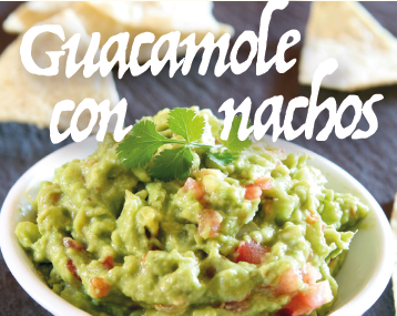 Guacamole con nachos