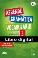 Book cover Aprende gramática y vocabulario 3