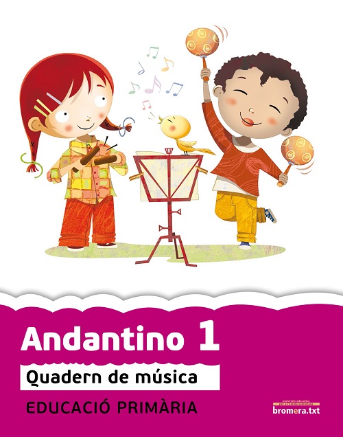 Book cover Quadern de música. Andantino 1