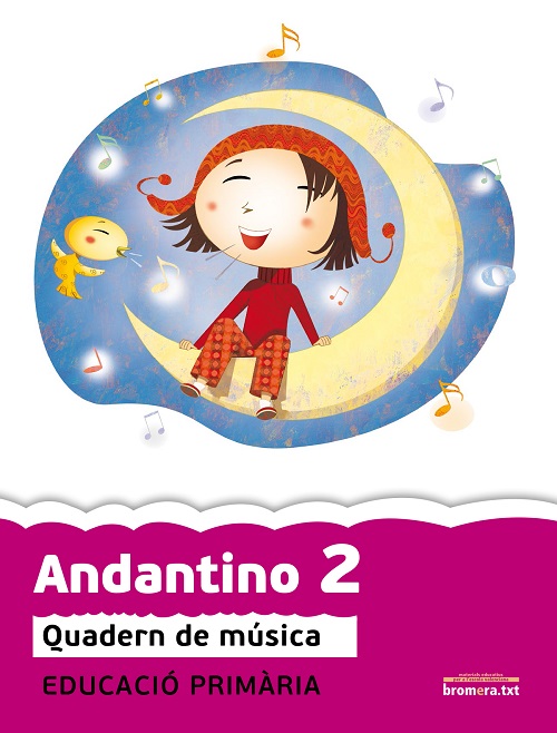 Book cover Quadern de música. Andantino 2