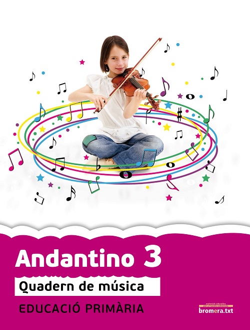 Book cover Quadern de música. Andantino 3