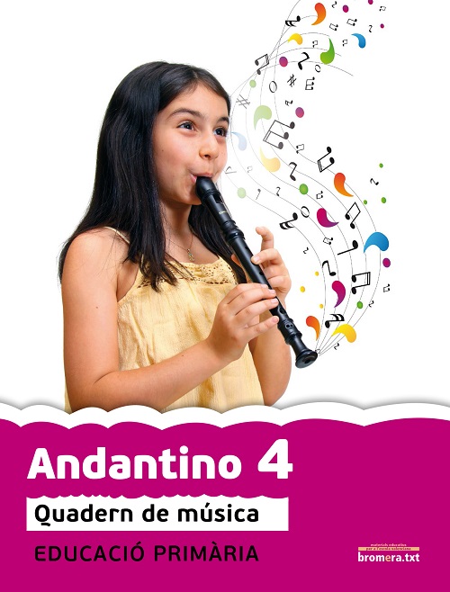 Book cover Quadern de música. Andantino 4