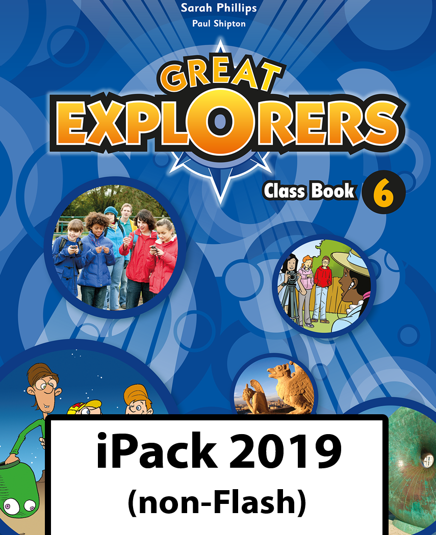 Book cover Great Explorers 6. Class Book iPack (non-Flash)