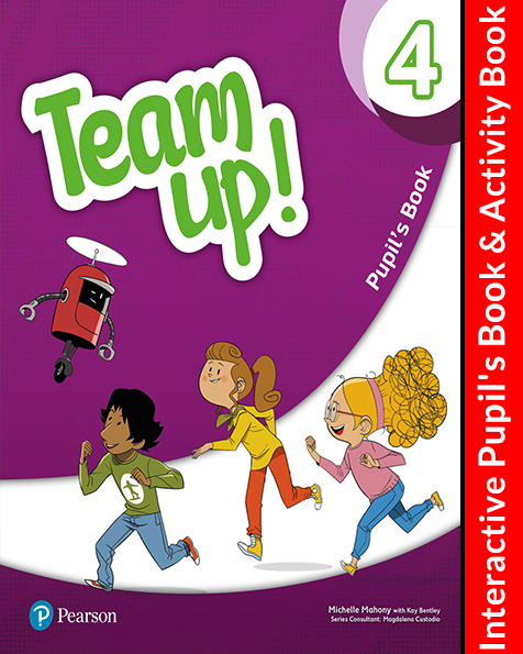 Team Up! 4 Digital Interactive Pupil's Book and Activity Book Access Code