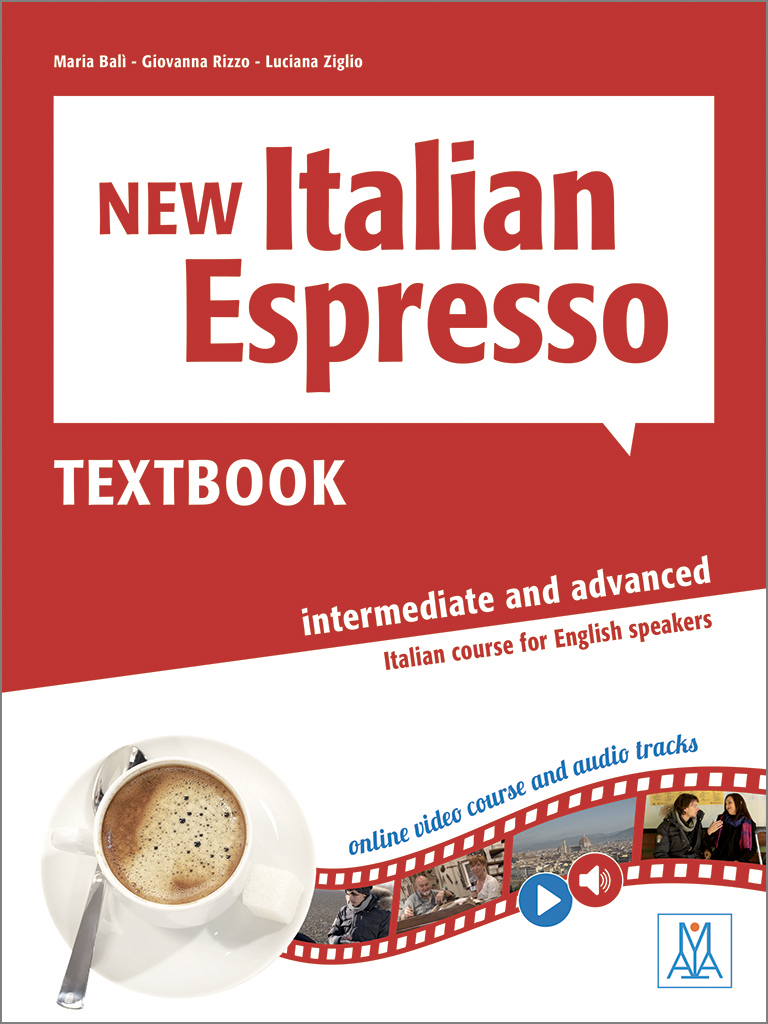 Book cover New Italian Espresso 2 - INTERMEDIATE AND ADVANCED (TEXTBOOK)