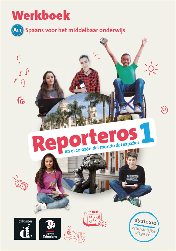 Book cover Reporteros 1 Talenland Digitaal Cuaderno de ejercicios