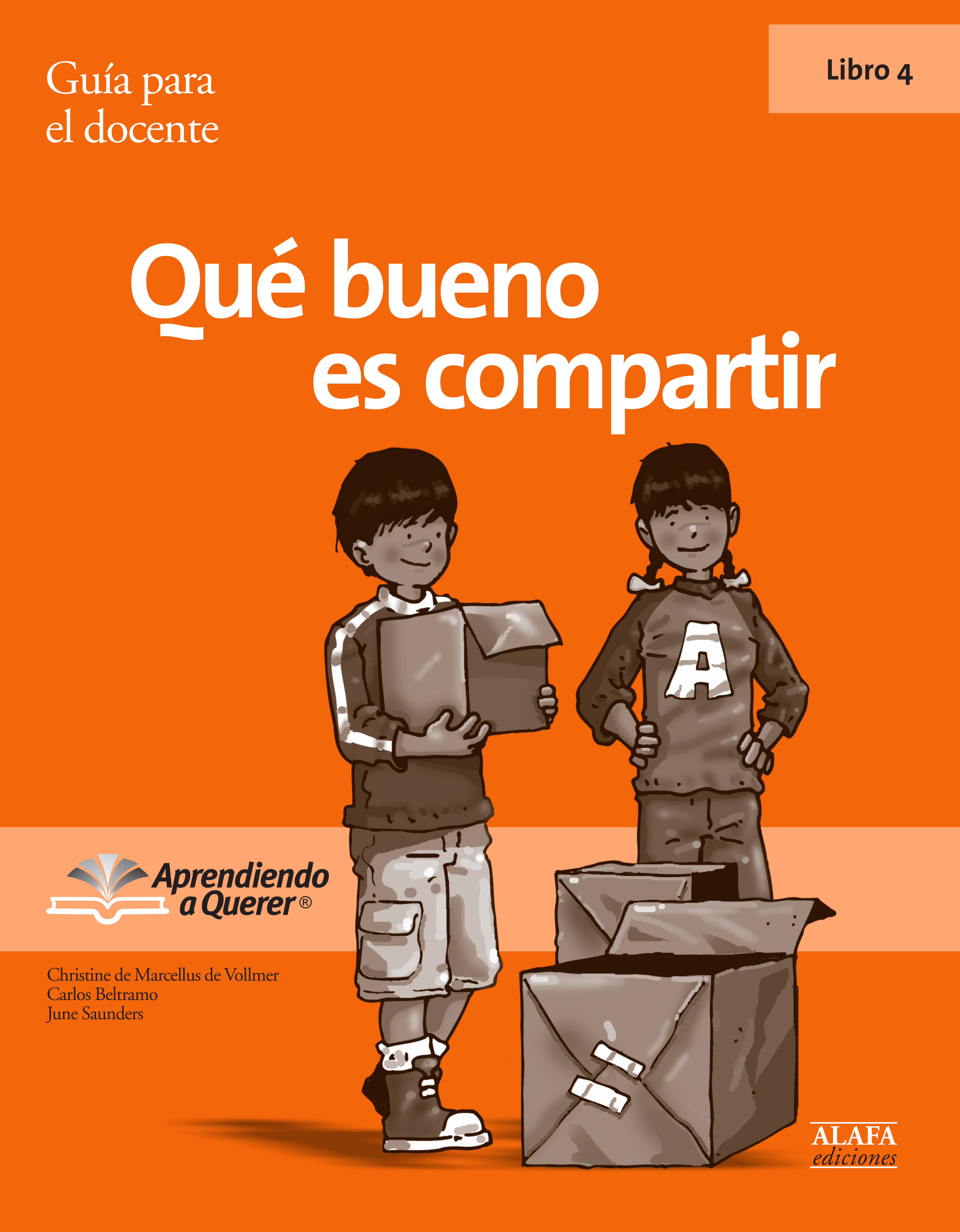 Book cover Qué bueno es compartir. Guía para el docente 4.