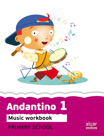 Book cover Andantino 1. Music Workbook