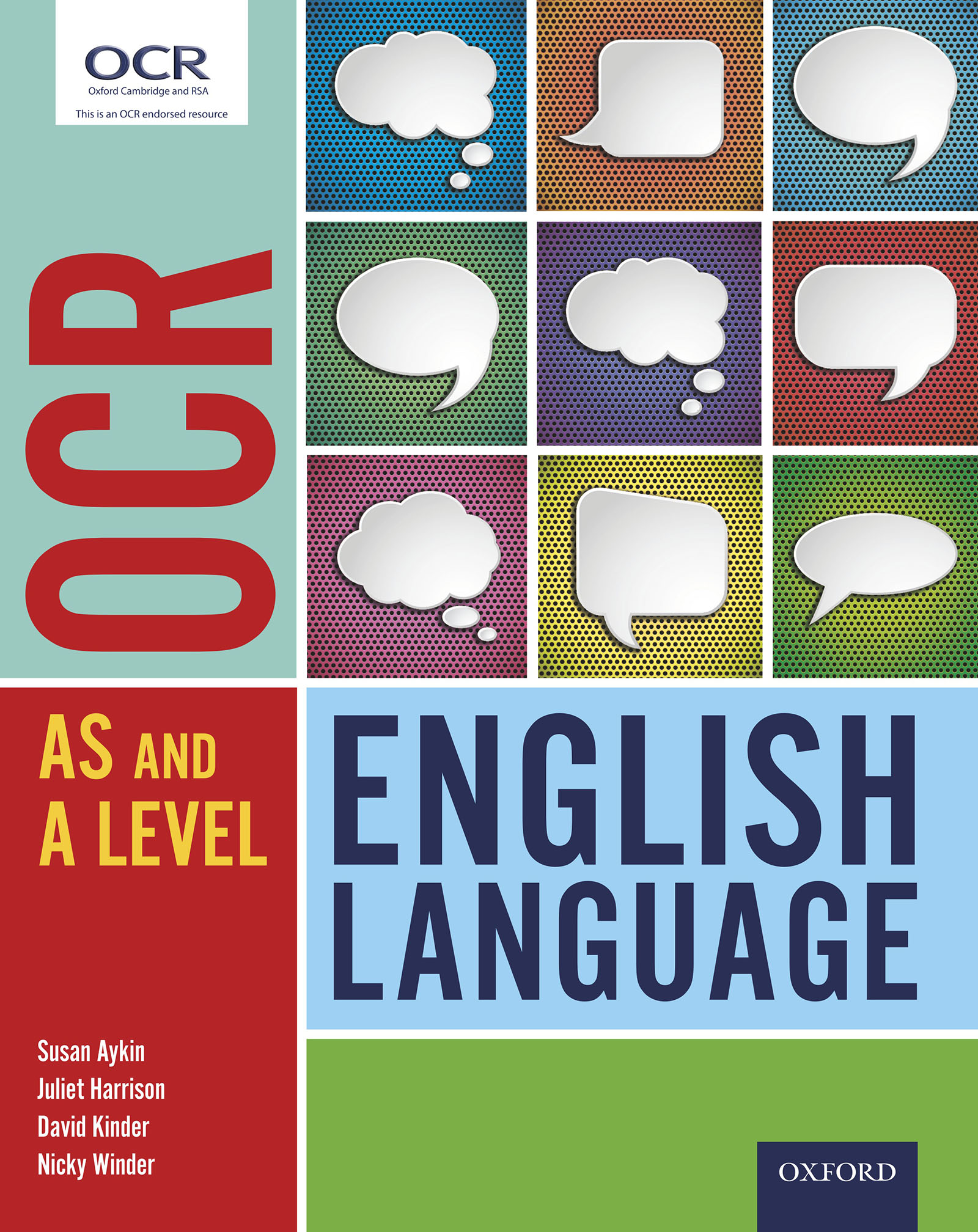 Book cover OCR AS and A Level English Language