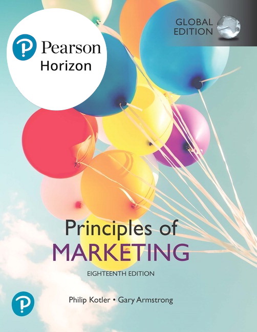 Book cover Principles of Marketing, Global Edition, 18ed