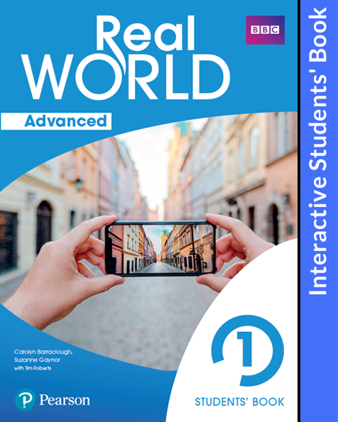 Book cover Real World Advanced 1 Digital Interactive Student's Book Access Code and Vocabulary App