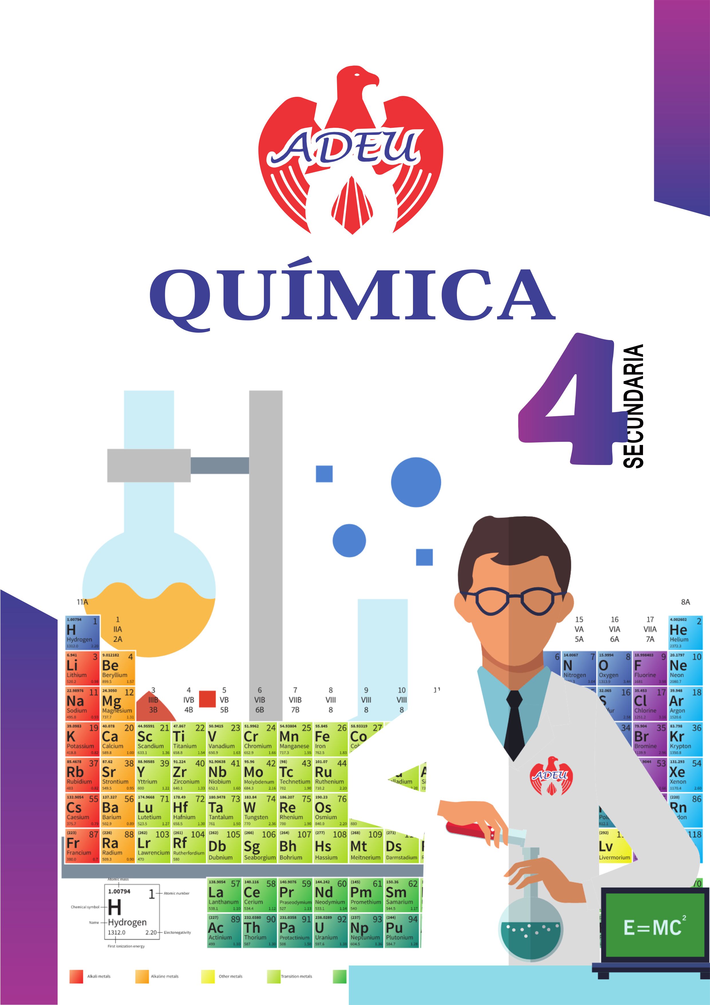 Book cover QUÍMICA 4°