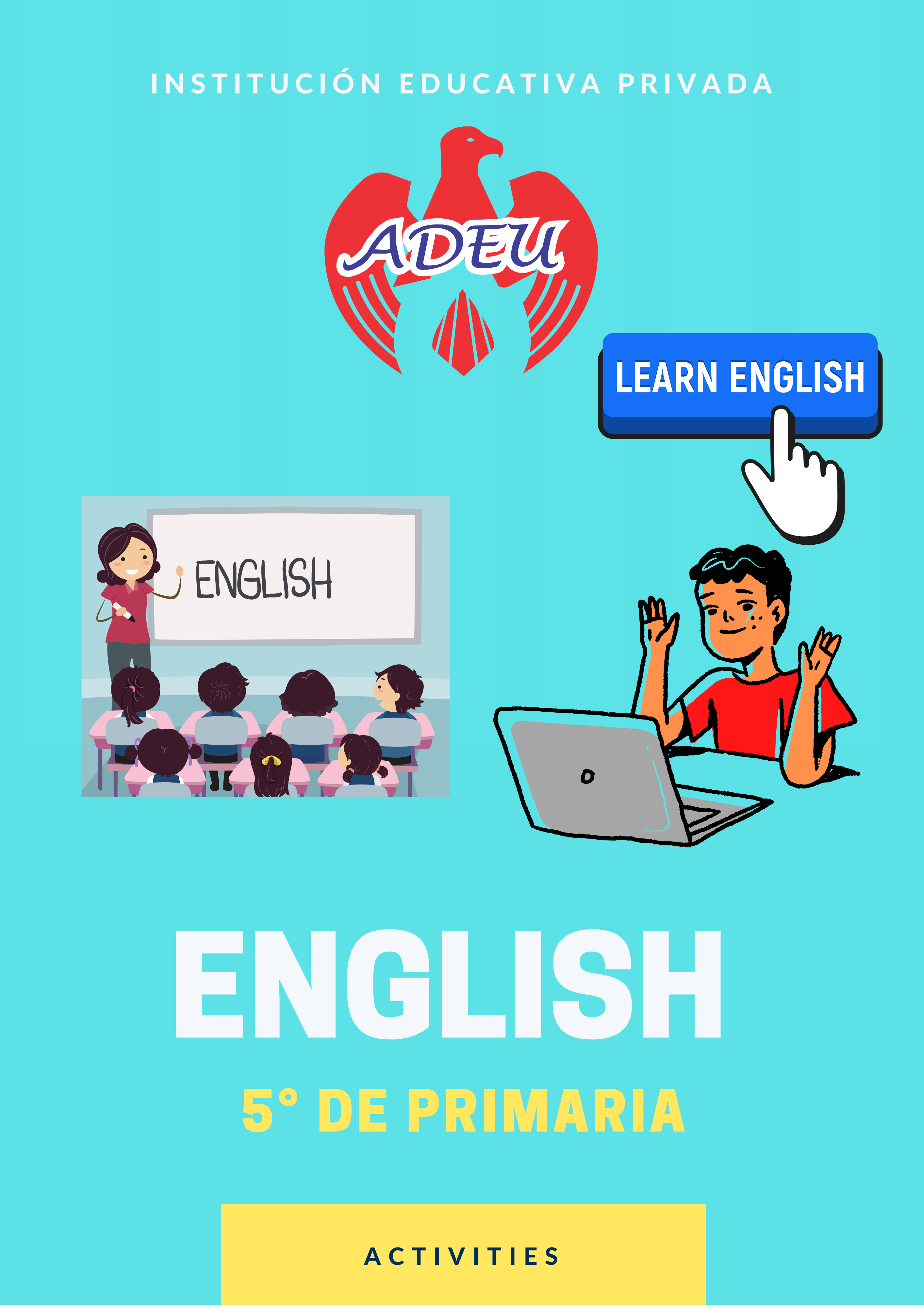 Book cover 5° Grade Primary - English Activities