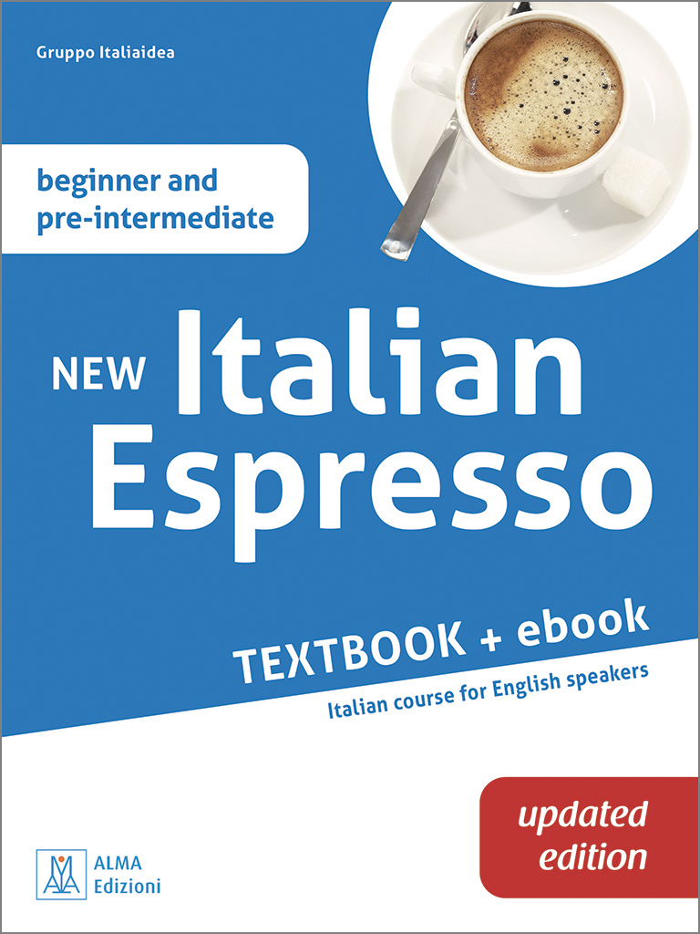 Book cover NEW ITALIAN ESPRESSO - BEGINNER AND PRE-INTERMEDIATE UPDATED EDITION (TEXTBOOK)