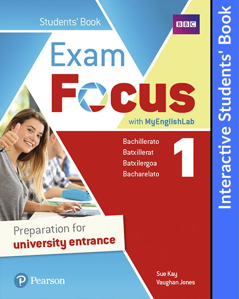 Book cover _Exam Focus 1 Interactive Students’ Book