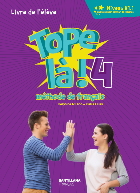 Couverture du livre Tope là ! 4 Livre de l'élève interactif enrichi