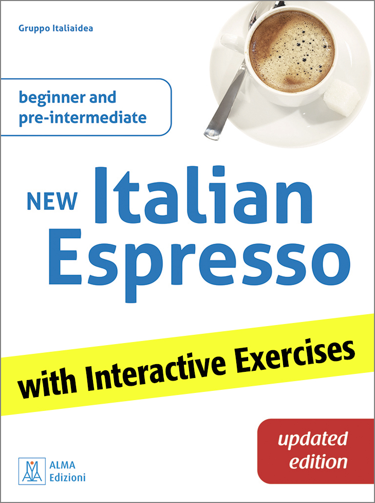 Book cover NEW ITALIAN ESPRESSO - BEGINNER AND PRE-INTERMEDIATE UPDATED EDITION (WORKBOOK)