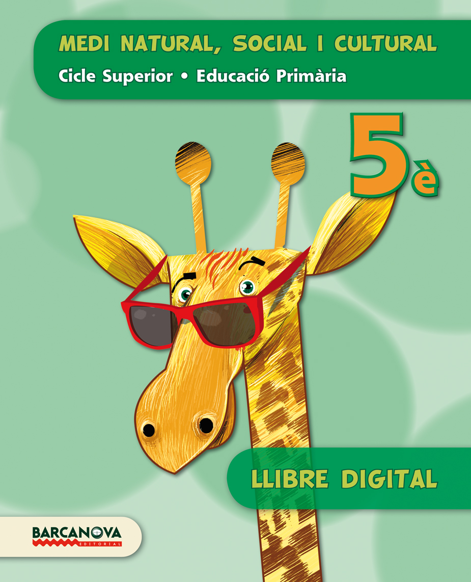 Book cover Medi natural, social i cultural. 5è Primària