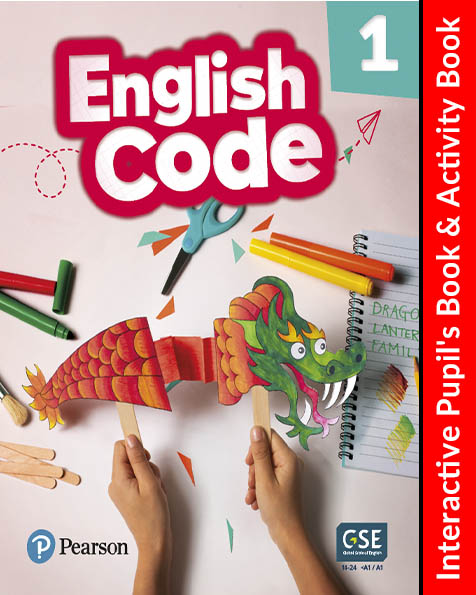 Book cover English Code 1 Interactive Pupil's Book and Activity Book