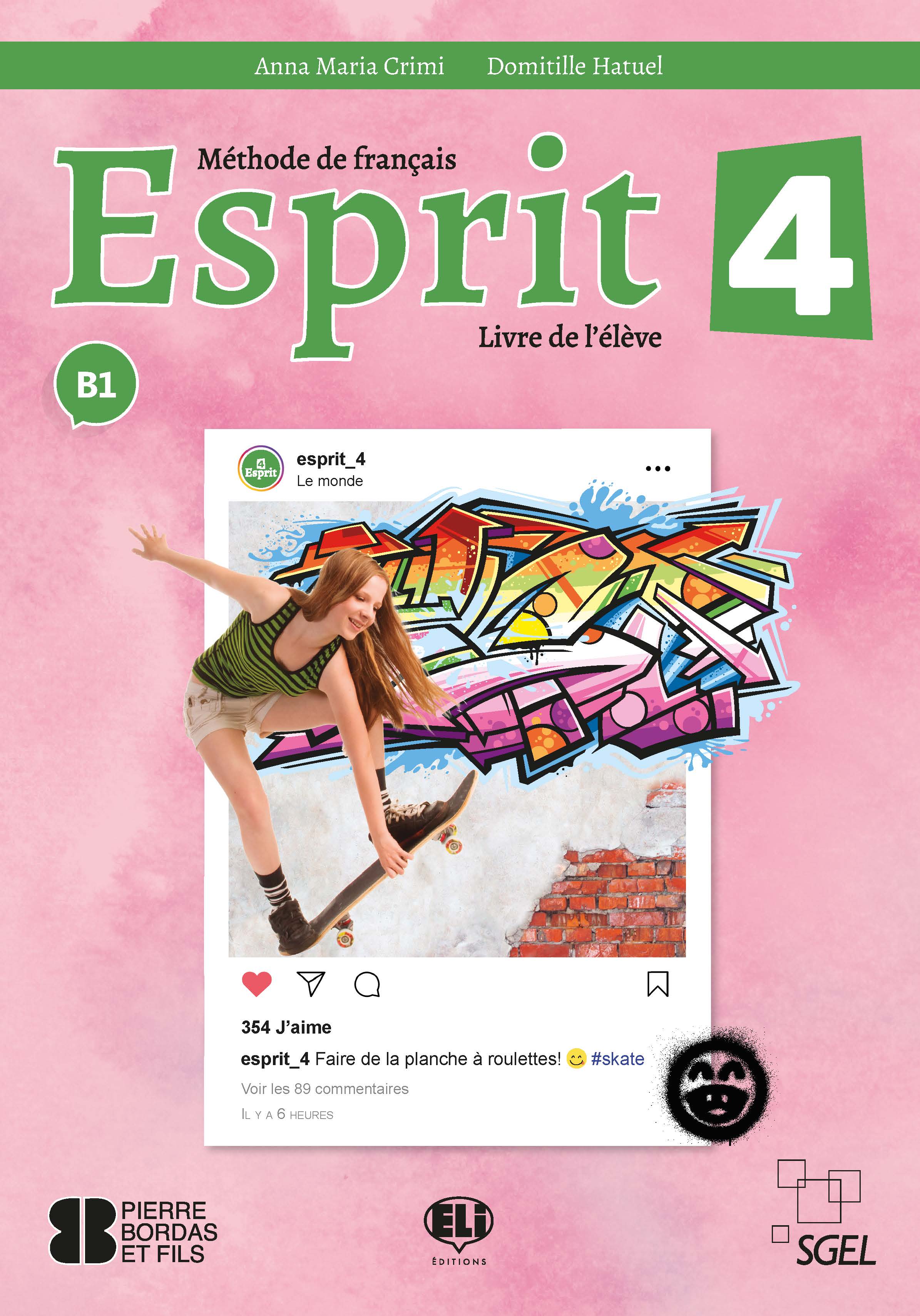 Book cover Esprit 4 Livre de l'élève