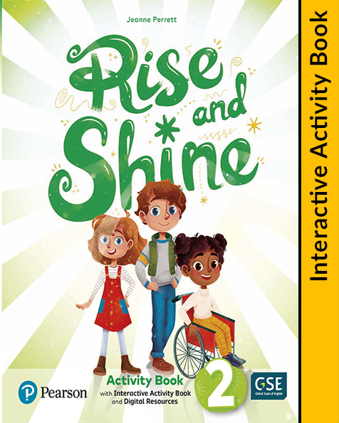 Book cover Rise & Shine 2 Interactive Activity Book and Digital Resources