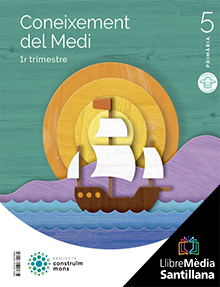 Book cover LM PLAT Professor Coneixement del medi 5 Primària Constuïm mons Voramar