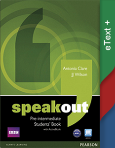 Book cover Speakout Pre-intermediate  eText+