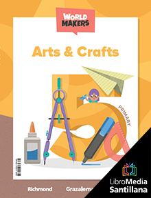 Book cover LM PLAT Student Arts and Crafts 5PRI Andalucía World makers Clil