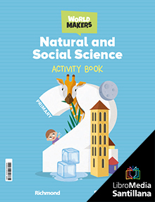 Book cover LM PLAT Student Activity book Natural & Social Science 2PRI World makers Clil