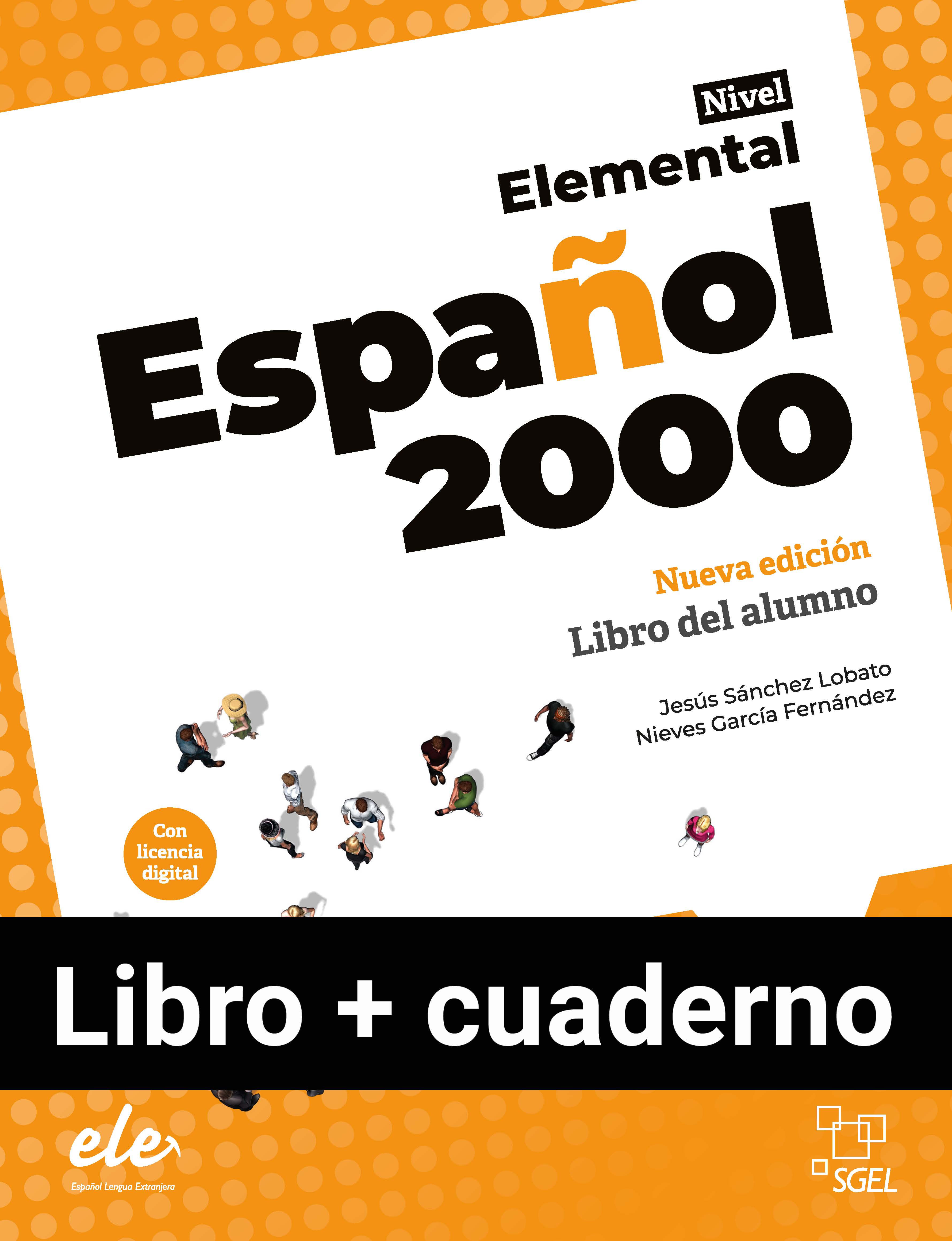 Book cover Español 2000 Elemental - Libro + cuaderno