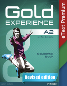 Book cover Gold Experience A2 eText Premium