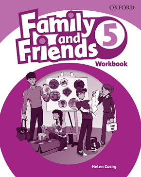 Book cover Family and Friends 5 Workbook