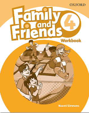 Book cover Family and Friends 4 Workbook