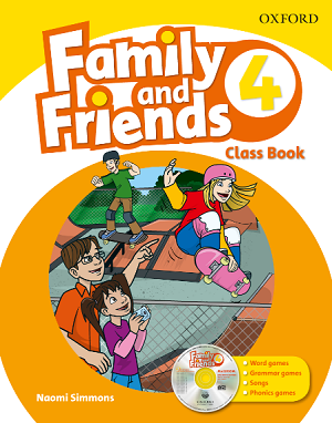 Book cover Family and Friends 4 Class Book