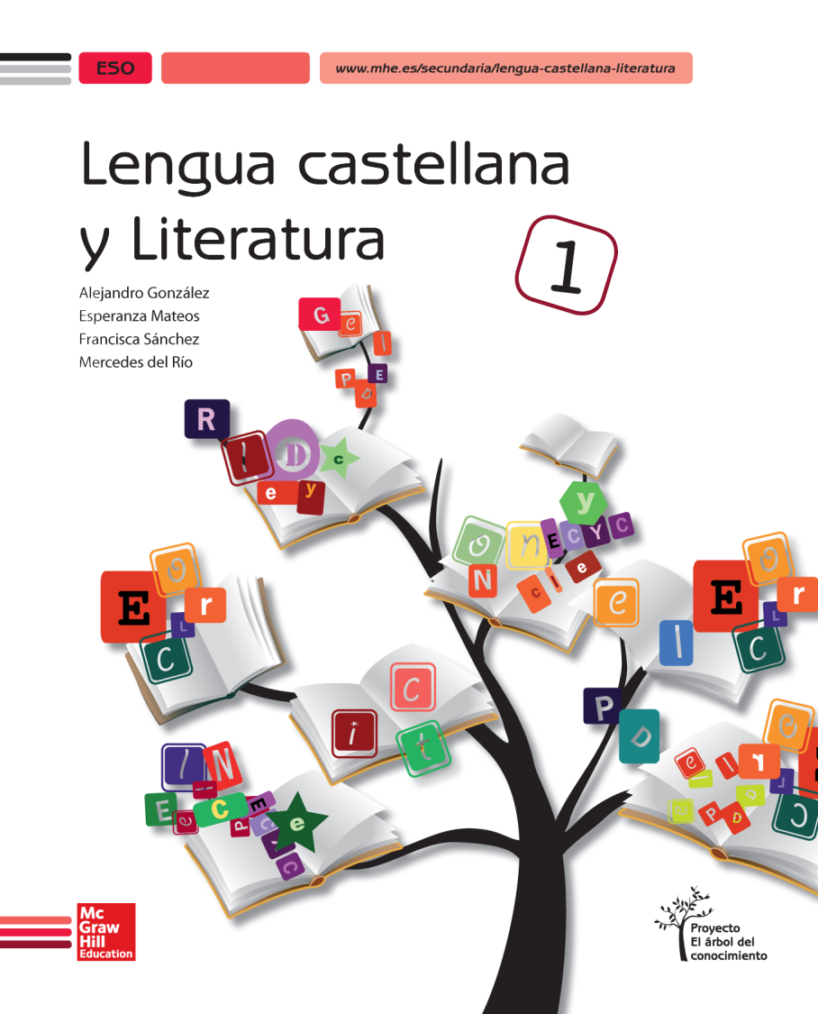 Book cover Lengua y Literatura 1º ESO