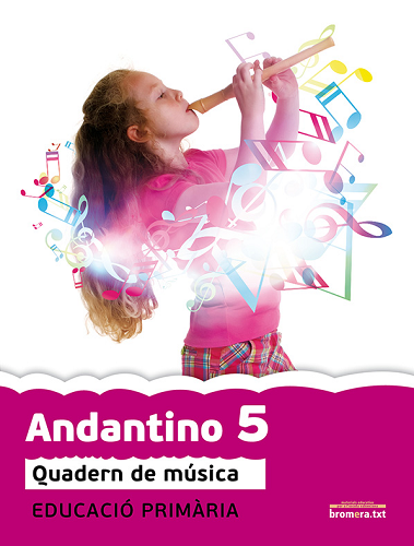 Book cover Quadern de música. Andantino 5